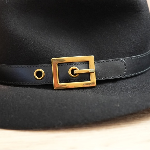 Mint Condition Gucci Wool Hat with Leather Belt - RARE - Picture 6 of 8